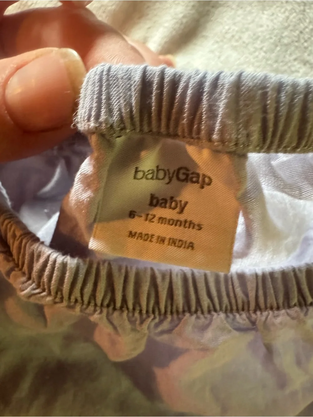 Baby Gap Girls Shimmery silver Ruffle babydoll dress w/ diaper cover
